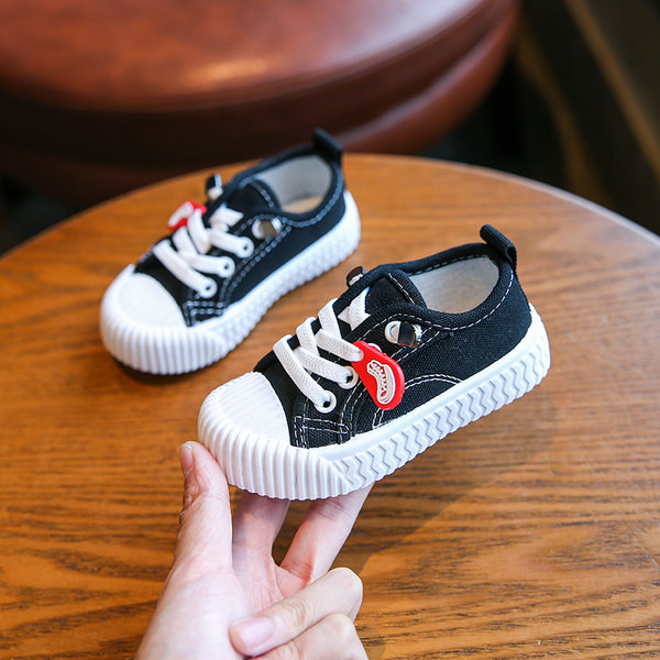 Tüdrukute ja poiste uus mudel elastsete paeltega lõuendist kingad