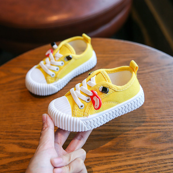 Tüdrukute ja poiste uus mudel elastsete paeltega lõuendist kingad