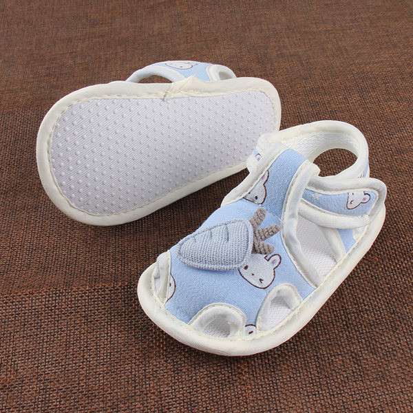 3D elemendi ja kleebisega beebisandaalid poistele ja tüdrukutele