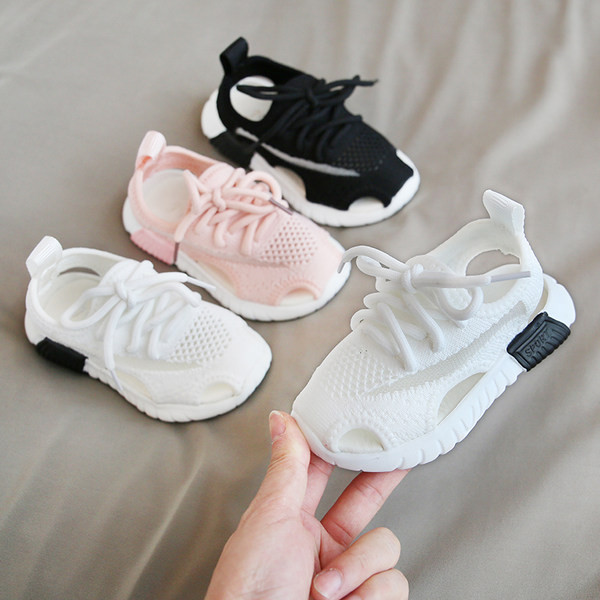 Uus mudel beebi sandaalid poistele ja tüdrukutele lipsudega