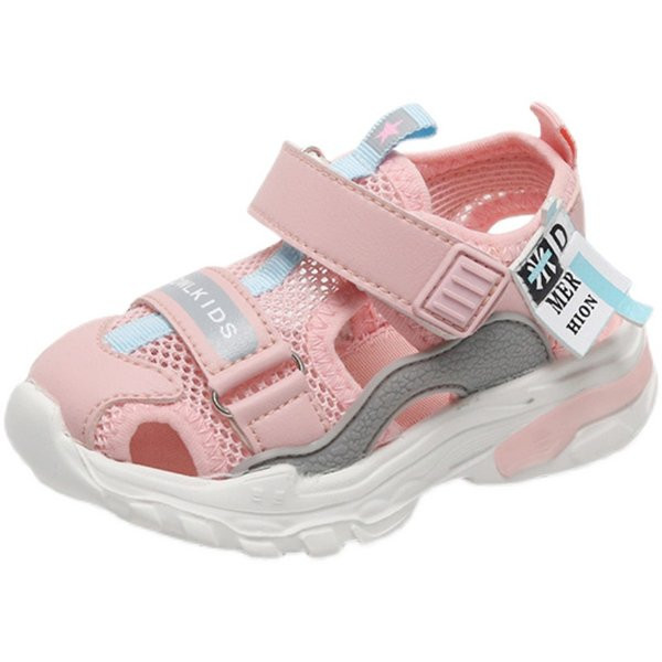 Beebi sandaalid kirja ja kleebistega