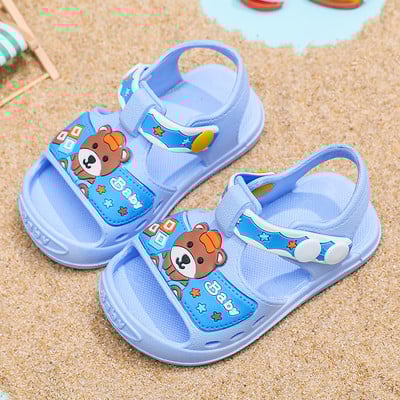 Aplikatsioonidega suvised beebikummist sandaalid