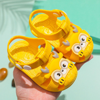 Бебешки сандали от гума с апликация