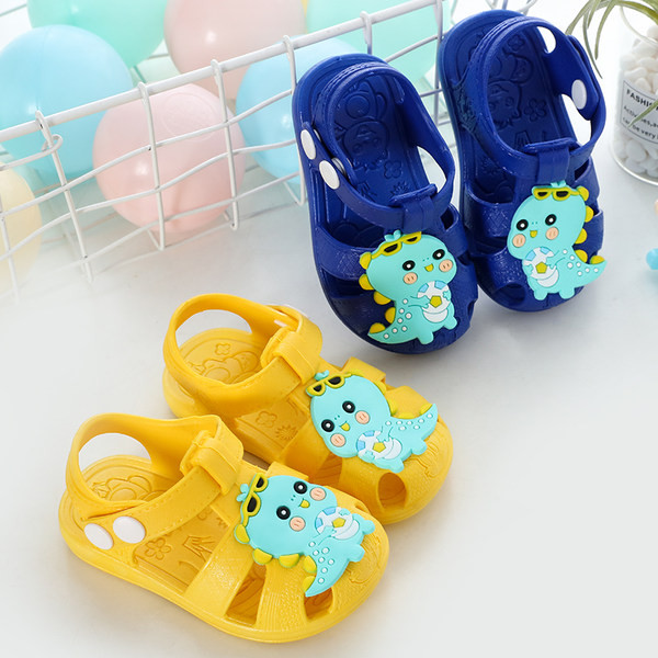 Летни гумени сандали с апликация за момчета и момичета