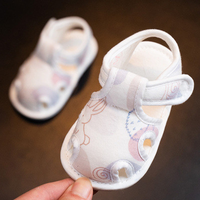Летни бебешки сандали с мека подметка - различни апликации