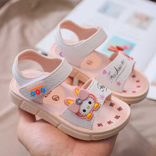 Ljetne djevojačke sandale sa 3D elementom