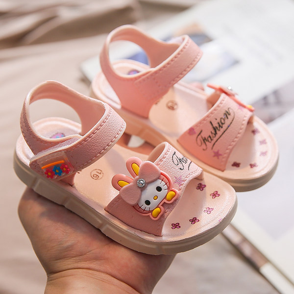 Ljetne djevojačke sandale sa 3D elementom