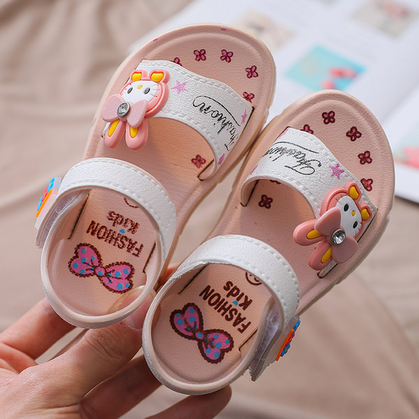 Ljetne djevojačke sandale sa 3D elementom