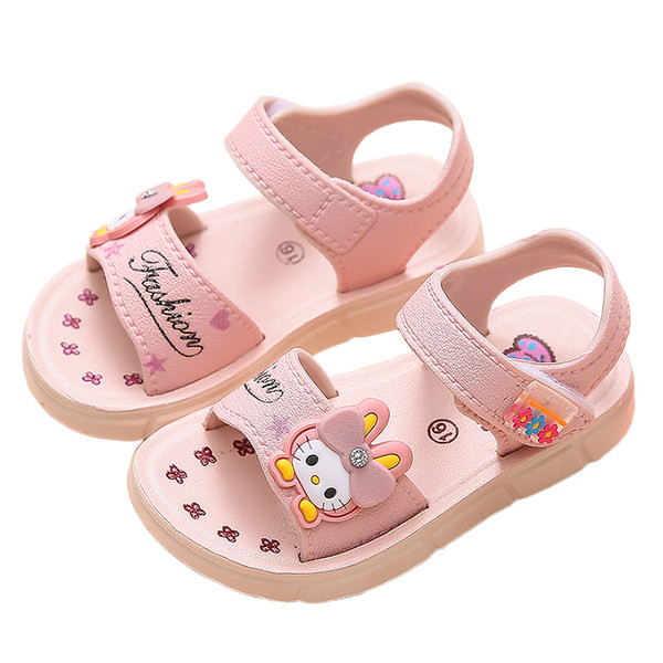 Ljetne djevojačke sandale sa 3D elementom