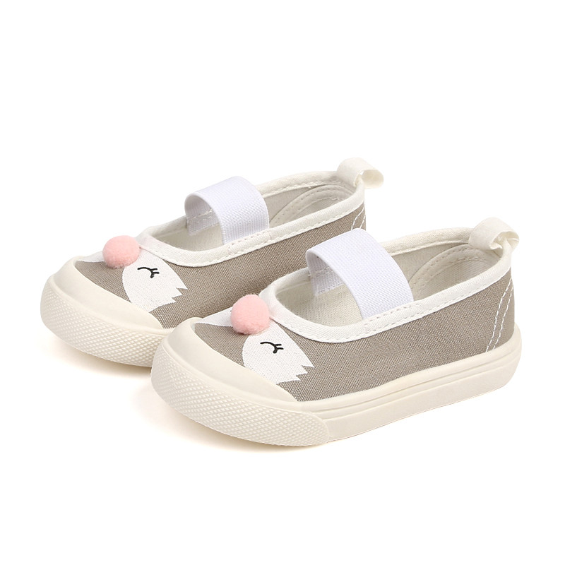 Tüdrukute riidest kummiga tossud