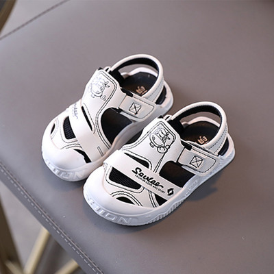 Παιδικά σανδάλια με  στερέωση velcro σε δύο χρώματα