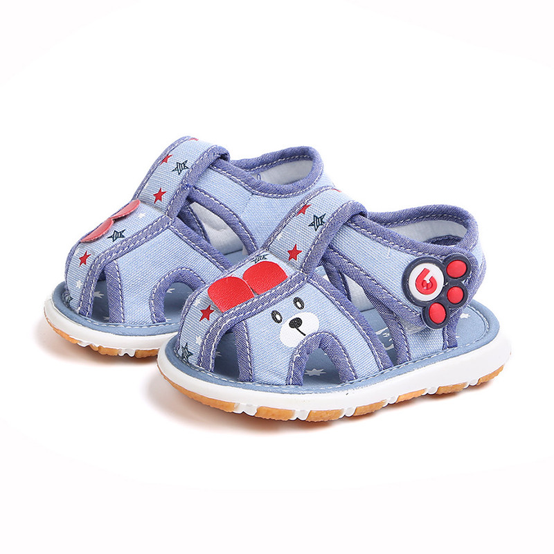 Бебешки сандали от еко кожа с панделка за момиче