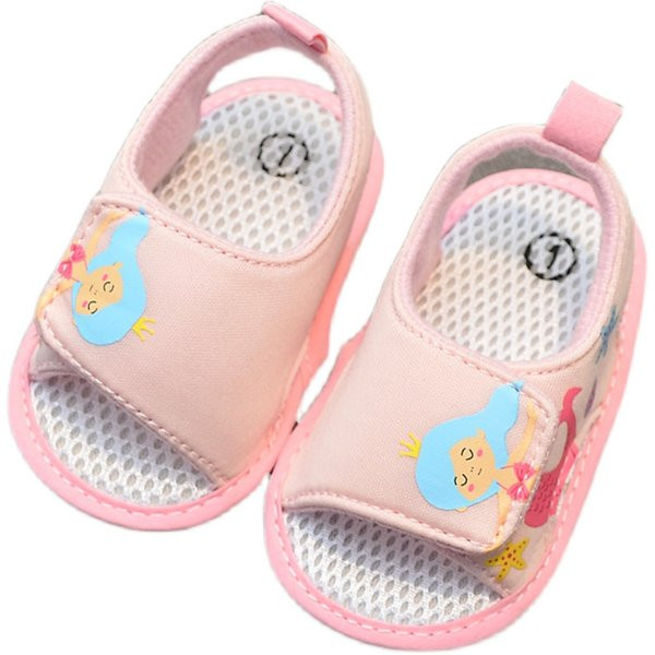 Lappide ja pehme tallaga beebisandaalid