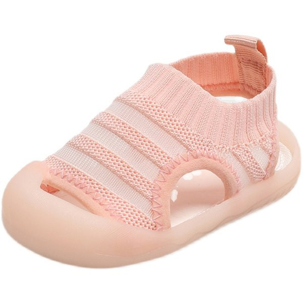 Beebi tekstiilist sandaalid neljas värvitoonis