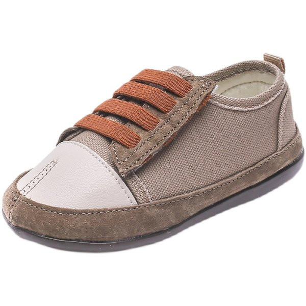 Меки бебешки обувки с връзки