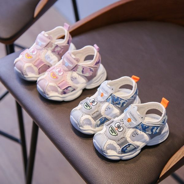 Бебешки  ежедневни сандали с апликация