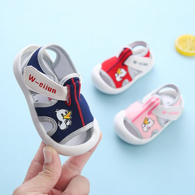 Бебешки ежедневни сандали с бродерия