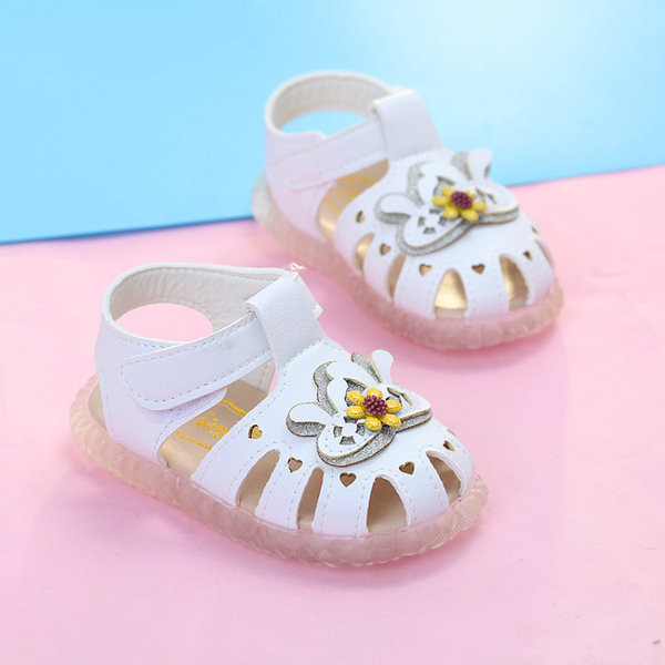 Бебешки сандали от еко кожа за момичета -велкро закопчаване 