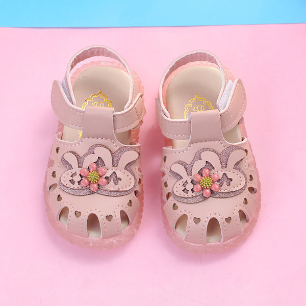 Бебешки сандали от еко кожа за момичета -велкро закопчаване 