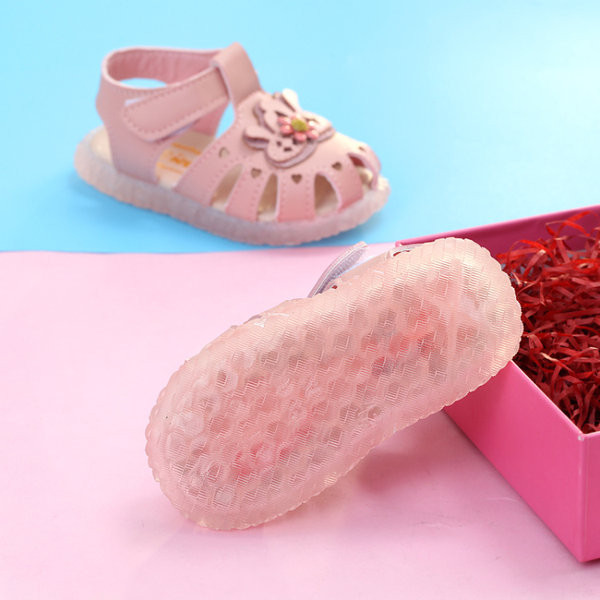 Бебешки сандали от еко кожа за момичета -велкро закопчаване 