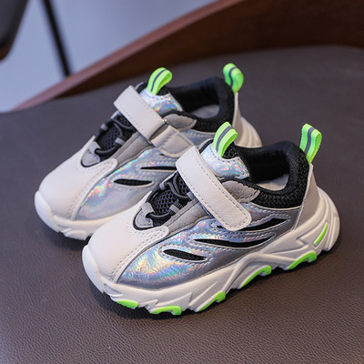 Παιδικά παπούτσια με  στερέωση velcro και κορδόνια σε τρία χρώματα