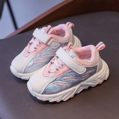 Παιδικά παπούτσια με  στερέωση velcro και κορδόνια σε τρία χρώματα