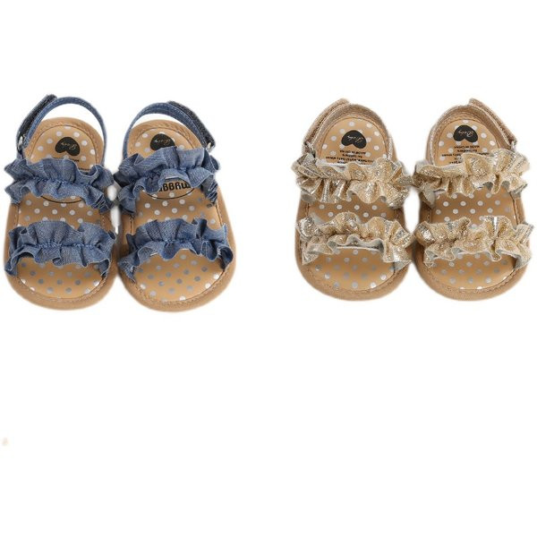 Μοντέρνα παιδικά σανδάλια με βολάν