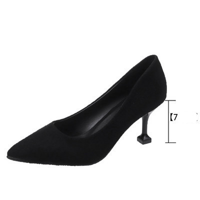 Naiste ökoseemisnahast kõrge kontsaga kinnised kingad