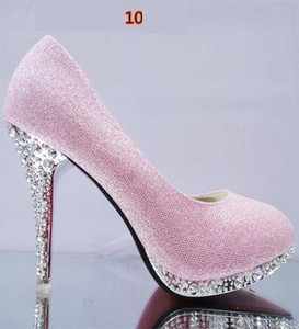 Νέο μοντέλο γυναικεία παπούτσια με ψηλό τακούνι και πέτρες σε διάφορα χρώματα