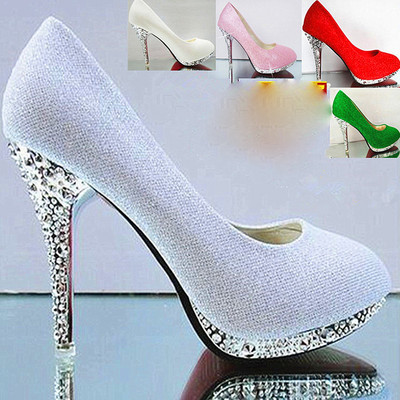 Νέο μοντέλο γυναικεία παπούτσια με ψηλό τακούνι και πέτρες σε διάφορα χρώματα