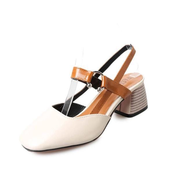 Novi model ženskih cipela na petu sa metalnim ukrasima i tankim remenčićima