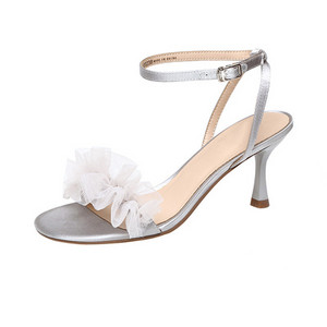 Naiste sandaalid kõrge kontsaga 7cm ja metallkinnitusega