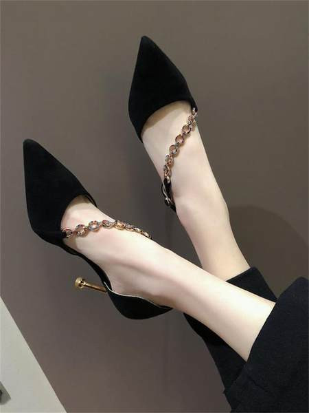 Naiste öko-seemisnahast terava otsaga kingad 7 cm kontsaga - kaks mudelit