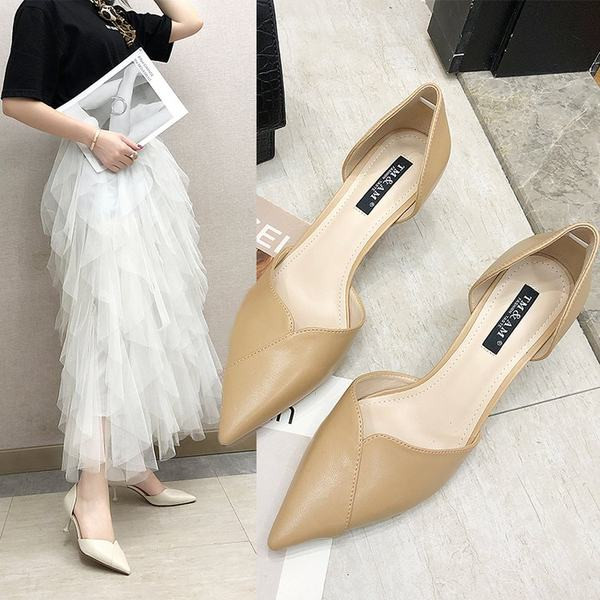 Nahast naiste sandaalid 6 cm kontsaga - ökonahk