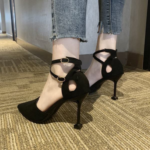 Novi model ženskih cipela na špic sa remenčićima i visokom petom 9 cm