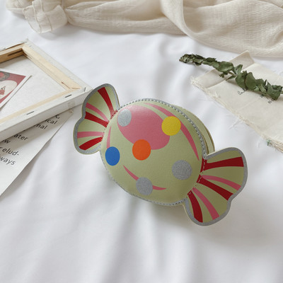 Kaasaegne kommikujuline värviline lastekott