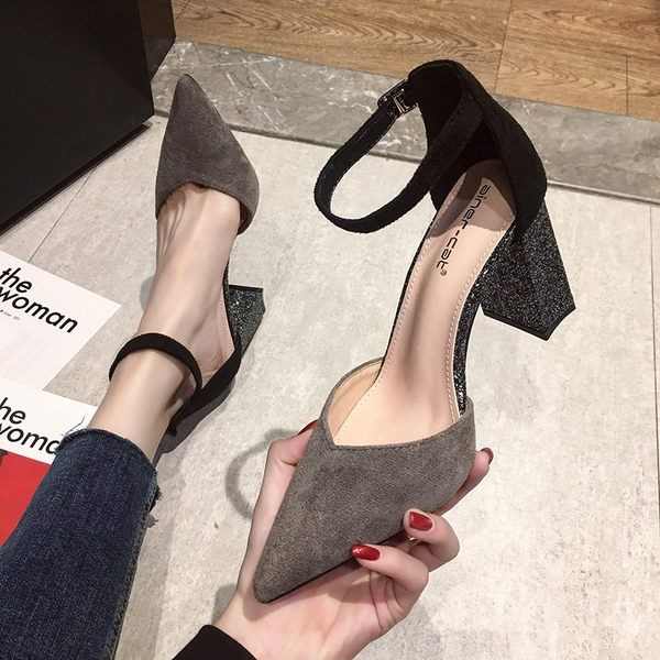 Öko-seemisnahast naiste sandaalid paksusega 10 cm