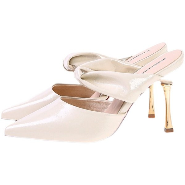 Naiste lakknahast kõrge kontsaga kingad naistele