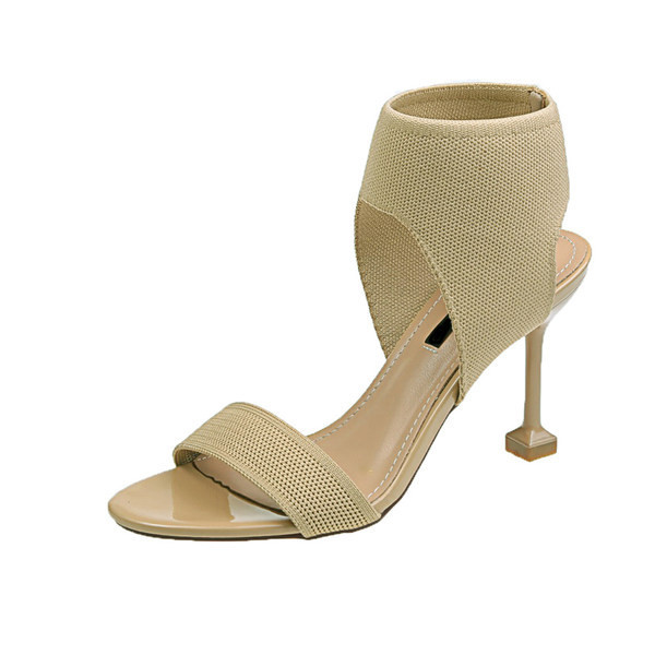 Νέο μοντέλο γυναικεία σανδάλια με ψηλό τακούνι 8,5 cm - ρωμαϊκό στιλ