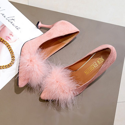 Νέο μοντέλο γυναικεία παπούτσια με λεπτό τακούνι - μυτερό μοντέλο