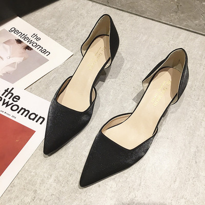 5 cm kontsaga naiste sametkingade teritatud mudel