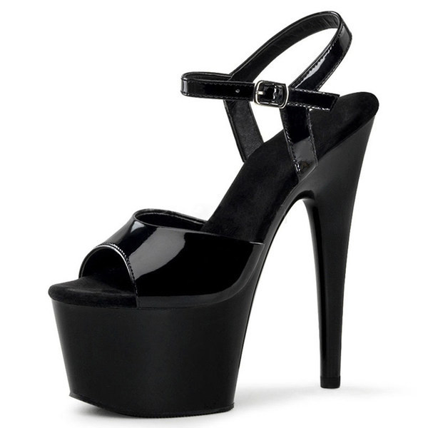 Naiste kunstnahast kõrgete kontsadega sandaalid