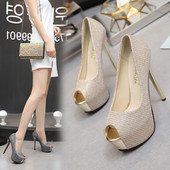 Νέο μοντέλο γυναικεία παπούτσια με ψηλό τακούνι 14 cm σε διάφορα χρώματα