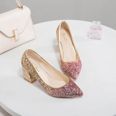 Νέο μοντέλο γυναικεία παπούτσια μπαλαρίνας με τακούνι 6 cm