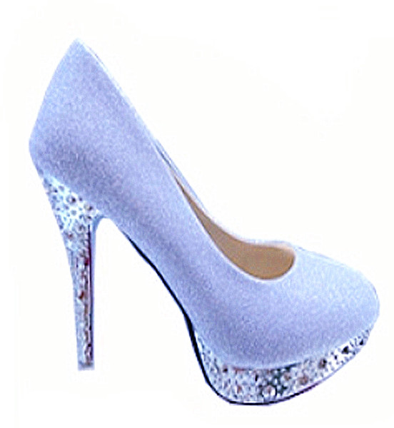 Naiste kõrge kontsaga kingad ja kivid mitmes värvitoonis