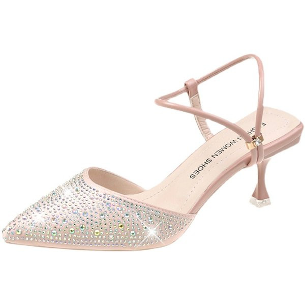 Stiilsed naiste teravatipulised kivide ja rihmaga kingad