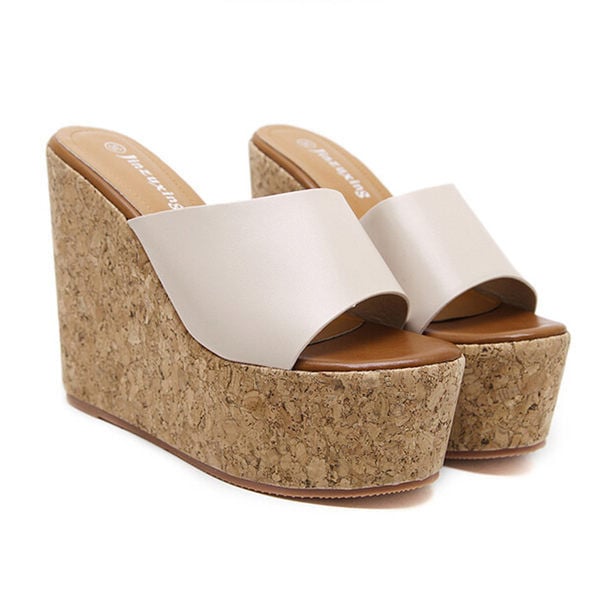 Νέο μοντέλο γυναικείες παντόφλες με υψηλή πλατφόρμα 13,5 cm