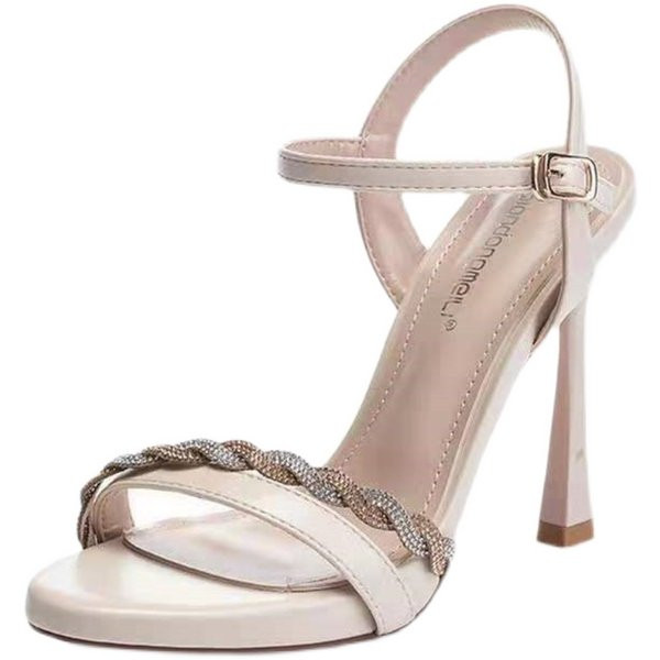 Κομψά γυναικεία σανδάλια με λεπτό τακούνι 8 cm