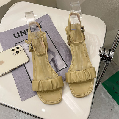 Γυναικεία faux δερμάτινα σανδάλια σε τρία χρώματα