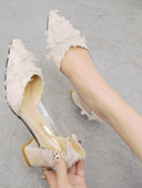 Κομψά γυναικεία παπούτσια με τακούνι 5 cm